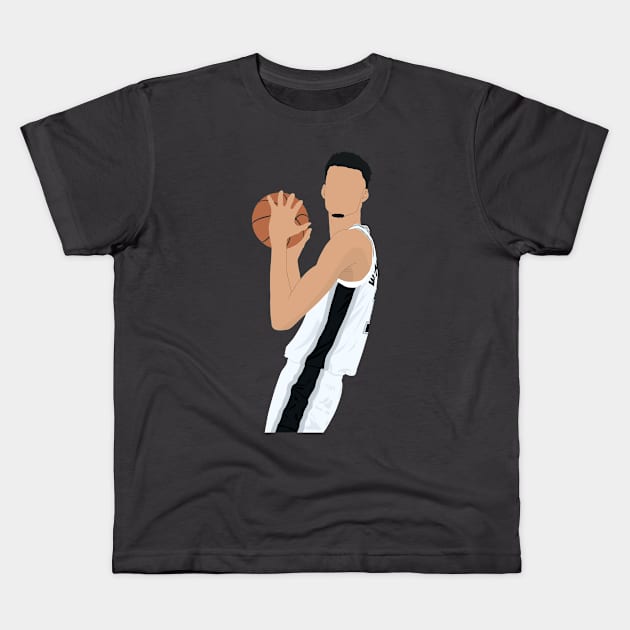 Victor Wembanyama Wemby - San Antonio Kids T-Shirt by BuzzerBeater00